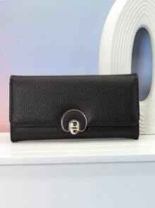 Nueva cartera larga de mujer de piel de PU suave, moda casual, gran capacidad, multi-función, embrague de monedero con ranuras para tarjetas, conveniente para llevar, adecuado como regalo de vacaciones para mujer. Cartera mini, monedero.