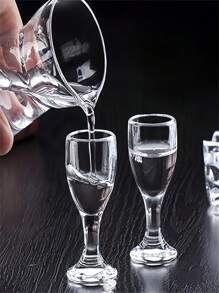 6pcs Geometric Pattern Shot Glasses, Hand Wash Only, Reusable, Insulated, Lead-Free Glass, Leak-Proof, Round Shape, Suitable For Home Use - Perfect For Christmas, Halloween, Easter, Thanksgiving, Halloween Gifts