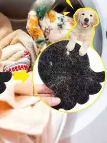 Bolas para la lavadora para eliminar el pelo de las mascotas, pelotas esponjosas para la colada - Anti-enredo, bola de limpieza para la lavadora, atrapapelusas reutilizable, mantiene la ropa y la ropa de cama libre de pelo, esencial para los propietarios de mascotas - mejora tu experiencia de lavandería