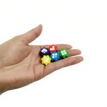 5 件 - 电子游戏风格玩具道具、韩国宫崎县游戏、家庭聚会捡石头游戏道具、朋友家庭生日节日派对游戏 - 彩色 - 查看 4