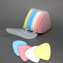 三角形可擦粉笔塑料盒 - 适用于缝纫、刺绣、化妆和标记 - 多色 - 查看 1