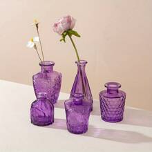 10pcs Vintage Mini Flower Vases, Centerpiece, Tabletop, Wedding, House Warming Decoration