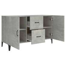 vidaXL Credenza Grigio Cemento 100x36x60 cm in Legno Multistrato,Moderna,Armadietto,Armadio,Soggiorno Cucina,Mobile Buffet,Buffet da Cucina,Mobiletto Multiuso,Mobile da Cucina