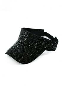 1pc Women's Premium Jewel Encrusted Colorful Rhinestone Embellished Baseball Cap, Dazzling & , Suitable For Daily Commute, Sports, Outdoor Activities