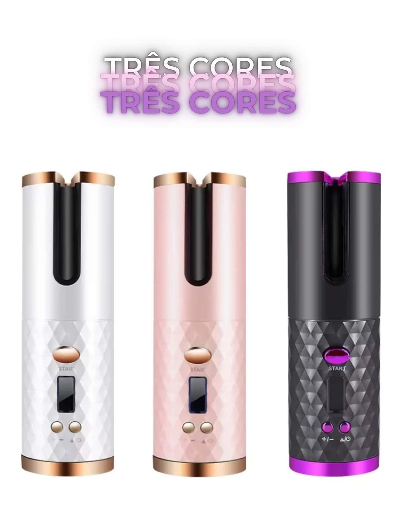 Cordless Automatic Hair Curler With Built-In Rechargeable Ceramic Battery - Random - View 1