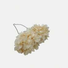 Banquet Clutch Bag, Delicate Lady Niche Satin Rose Flower Handbag, Bride Bag, Bridesmaid Bag, Crossbody Bag