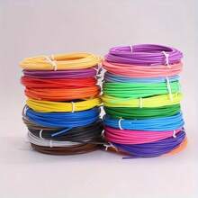 DORMYETIC 1.75mm PLA/PCL 3D 笔丝，3D 打印笔芯，10 色，20 色，30 色，鲜艳有光泽。圣诞礼物，艺术涂鸦，3D 立体创作颜料 - 彩色 - 查看 4