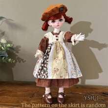 Abiti carini per bambole da 30 cm, set di abbigliamento moda per bambole BJD 1/6, vestito carino, cappello, accessori per bambole, regalo per le vacanze (senza bambole e scarpe)
