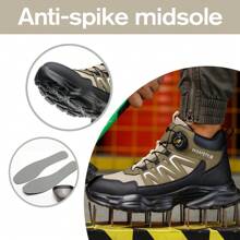 frysen frysen Chaussures de travail Chaussures de sécurité Hommes Femmes Embout en acier Anti-écrasement Léger Sportif Respirant Autobloquant Libération rapide Mode Chaussures de protection 36-46 EU