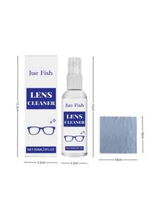 Glasses Cleaning Spray Cleaning And Maintenance Lenses Anti-Fogging, Anti-Dust And Clear Vision Portable Cleaning Spray Glasses Anti-Fog Spray Cleaning Liquid Spray Water Lens Swimming Lens Anti-Fog Cleaning AgentGlasses Cleaning Agent Brightens As Soon As It Is Wiped. Lens Screen Cleaning Solution Cleaning Agent(New And Old Models Are Shipped At Random.) - Multicolor - View 9