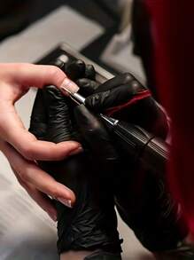 20/50/100 PCS Disposable Black Gloves, Waterproof, Suitable For Kitchen Cleaning, Tattooing, Hair Dyeing, Pet Care And Housework. They Have Excellent Elasticity And Are Very Suitable For Food Handling, Nail Care, Dishwashing And Household Cleaning - Black - View 4