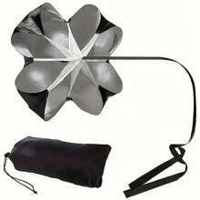 1 Pieza Paraguas de resistencia, entrenador de fútbol, paraguas de resistencia de aterrizaje, entrenamiento de poder explosivo de , paraguas de fuerza y velocidad, paraguas de resistencia de , suministros de entrenamiento, paraguas de resistencia. Paracaídas de resistencia de entrenamiento. Paracaídas de resistencia de . Paraguas de resistencia de resistencia física. Equipo de entrenamiento de fútbol.