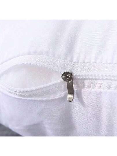 Removable Washable Throw Kussen Insert, White, Square Plush Fabric Core Zipper, Compressed Shipping view 4