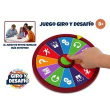 Juego Giro y Desafio ¡el juego que te hará reir y mover el cuerpo! - Juegos de Mesa Divertidos - Famosa - Ref. WHE01000 - Multicolor - Ver 2