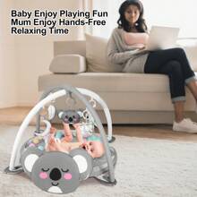 4-In-1 Baby Play Mat Baby Gym,Tummy Time Mat For Floor Activity Gym Ball Pit Including 30 Balls With 5 Infant Learning Sensory Baby Toys For Newborn Toddler To Develop Motor Cognition Boy & Girl Spring Gifts - Koala + Sâu xanh - Xem 5