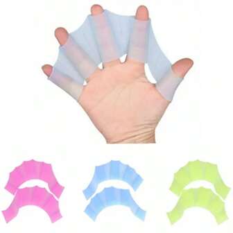 1 par de aletas de silicona antideslizantes - Adecuado para piscina, playa, océano y entrenamiento de buceo