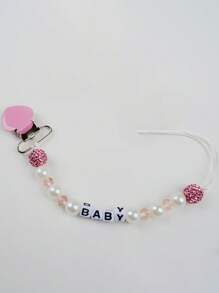 1 pieza Cadena antiperidida DIY, Cadena antiperidida específica para viajes DIY, Clip de cadena antiperidida DIY, Clip de cadena antiperidida DIY de color aleatorio, Clip de cadena antiperidida DIY con cuentas de silicona y anillo de madera, Clip de cadena antiperidida DIY duradero - Regalo para amigos/Regalo de consuelo/Regalo de cadena de madera/Regalo de fiesta/Regalo de cumpleaños/Regalo de Año Nuevo, Fiesta del primer diente, Clip de cadena antiperidida DIY personalizado