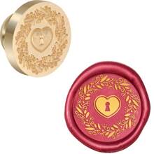 CYFUN DESIGN 1 PC 25mm Butterfly/Fox/Deer Pattern Wax Seal Stamps Solid Brass Engraved Fire Lacquer Stamp Heads NO Handle For Decorating Notebook Gifts And Greeting Cards