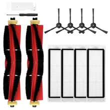 Ersatzteile für Xiao Mi Mijia Roborock S4/S4 Max S5/S5 Max/S6/S6 Pure/S6 MaxV/S50/S65/E2/E3/E4/E5/E20/E25/E35 Staubsauger, Zubehör Hauptbürste/Rollerbürste, Seitenbürste/Eckbürste, Wischtuch/Wischfetzen, HEPA-Filter.