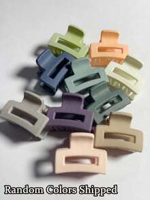 1/5/10/20 pièces Clips à cheveux mats de couleurs aléatoires, mignons pour femmes. Parfaits comme accessoires pour un usage quotidien