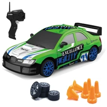 2.4G 高速漂移遥控车四驱玩具遥控 AE86 模型 GTR 赛车儿童玩具圣诞礼物男孩女孩 - 彩色 - 查看 9