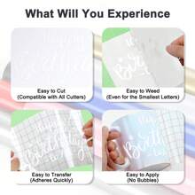 Vinyle permanent, rouleau de vinyle adhésif pour toutes les machines de découpe, vinyle permanent pour l'extérieur pour les autocollants de décoration, les décalcomanies de voiture, le scrapbooking, les enseignes, brillant et imperméable