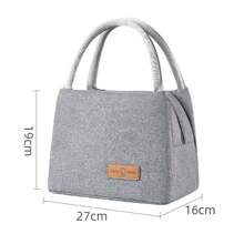 1 pieza, Bolsas de almuerzo aisladas, Bolsas de almuerzo aisladas para hombres y mujeres, Contenedores grandes de caja de almuerzo, Bolsos reutilizables a prueba de fugas, Adecuado para camping, picnic, trabajo, escuela, playa