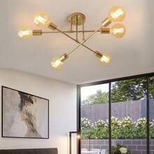 Nordic Style Cozy & Romantic Creative Personalized Small Bedroom Ceiling Light, Large Living Room Lighting Fixture - 6-light Chandelier - View 7