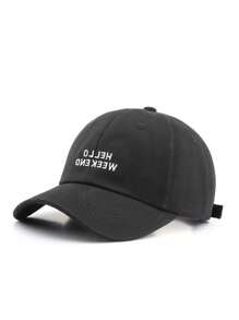 1pc Fashionable Casual Letter Embroidered Baseball Cap, Outdoor Sun Protection For Women & Men
