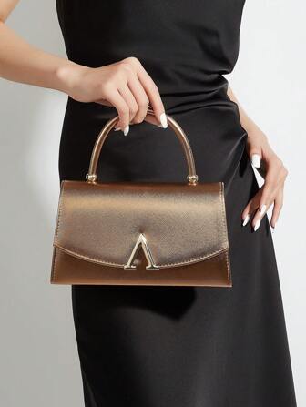 大容量迷人晚间手包，闪亮女士挎包，时尚翻盖，奢华纹理，适合迷人场合，理想的婚礼和派对活动配饰