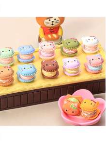 Sanrio 5 sztuk ciasteczek z kremem w kształcie kotka z kreskówek, nowe akcesoria DIY, miniaturowe słodkie dekoracje żywności
