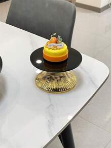 1pc 欧美风格高端蛋糕展示盘 - 高腳果盤黑色板金腳 - 查看 11