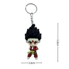 New Nezha 2 Magic Child Havoc In The Sea Keychain, Nezha Cute Decoration Backpack Pendant, PVC Key Chain Gift