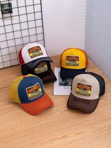 JZML 1pc Men's Letter Embroidery Motorcycle Truck Driver Hat - Trucker Hat - View 9