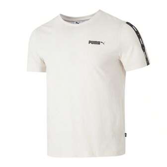 Puma Camiseta de manga corta suelta para hombre de uso casual y deportivo con logotipo ESS No. 2 y media manga, 692484-87