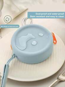 Bolsa de mano portátil de silicona de color caramelo, para llevar auriculares, unidades USB, pequeños artículos diarios, llaves, monedas y talla grande cuando sales