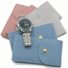 6pcs/1pc Retro Anti-Scratch Portable Watch Pouch Protective Watch Storage Bag For Mechanical Watch - one-size - View 10