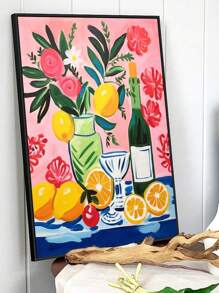 1 Set Colorful Digital Oil Painting Kit (40x50cm/16x20 Inch), Including Paint And Brushes, Easy DIY Acrylic Painting Set, For Home Room Decor, Best Stress-Relief Gift For Beginner And Adult Art Painting Lovers