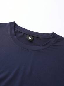 10 Pcs/Set Men's Comfortable Fitting Solid Color Short Sleeve T-Shirts, Lightweight, Casual T-Shirts Suitable For Men's Daily Summer Wear - Outdoor Activities, Travel And Relaxation, Running, Golf, Fishing, Basketball, Camping, Gym, Swimming And Beach, Suitable As Gifts For Husband, Boyfriend - Multicolor - View 9