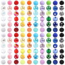 1 Set/Pack Multi-Color Water Transfer Printing Silicone Beads, Flower + Round Beads Mixed Set, Suitable For DIY Pen Beads, Bracelets, Necklaces, Pendant Chains, School Handmade Crafts, Keychain Crafts (23 Pieces Total) - Multicolor - View 5