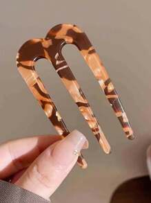 1/2 件装 蓬松发髻 发型制作器 发夹 U 型发夹 发饰 - 彩色 - 查看 10