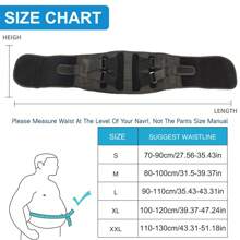 Adjustable Weight Lifting Belt - Breathable Lumbar Support For Men, Gym & Fitness Back Brace Exercise Waist Belt Suitable For Workout Home Sports And Walk Waist Trimmer And Exercise Waist Belt - Black - View 5
