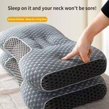 NetHong 1000G Foam Pillow Cervical Memory For Neck & Shoulder Pain Ergonomic Orthopedic - Grey - View 3