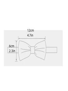 1 Stück gebürstete Fliege, geeignet für Hochzeiten, Lässig, Business, Partys