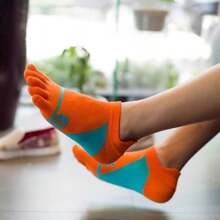 5/3/1 Paar Einfarbige Herren Fünf-Zehen Socken, weich atmungsaktiv bequem, geeignet für Sport, Lässig, Outdoor-Tragen