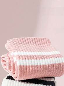 1 Pair Women Anti-Slip Sports Socks, Suitable For Yoga, Pilates, Fitness, Gymnastics, House Socks, Comfortable Mid-Calf Socks For Spring And Summer