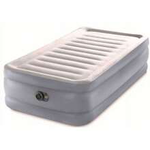 20" Twin Raised Air Bed Mattress With Built-In Pump