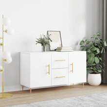 vidaXL Credenze 100x36x60 cm Credenze Buffet Credenza Per Cucina Mobili Cassettiere Camera Da Letto Cassettone Legno Mobiletto Sala Credenze Basse Bianca