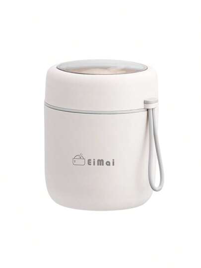 17oz Insulated Food Jar, Vacuum Stainless Steel Hot Food Container With Spoon, Leak-Proof Wide Mouth For Soup, Lunch, Travel & Office