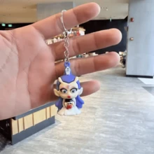 New Nezha 2 Magic Child Havoc In The Sea Keychain, Nezha Cute Decoration Backpack Pendant, PVC Key Chain Gift